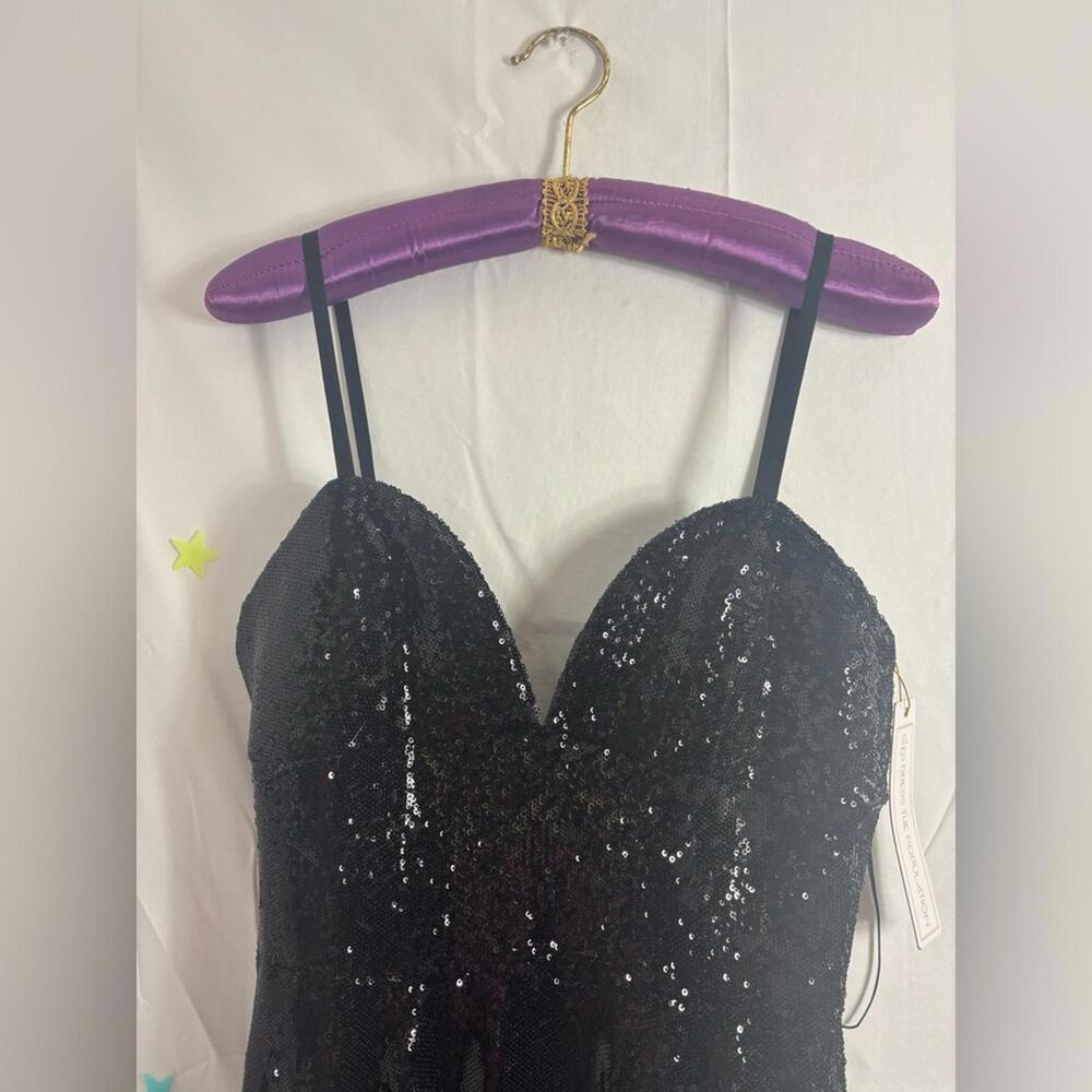 NWT Dress the Population Mimi Sequin Cocktail Dress Size‎ M - Picture 4 of 15